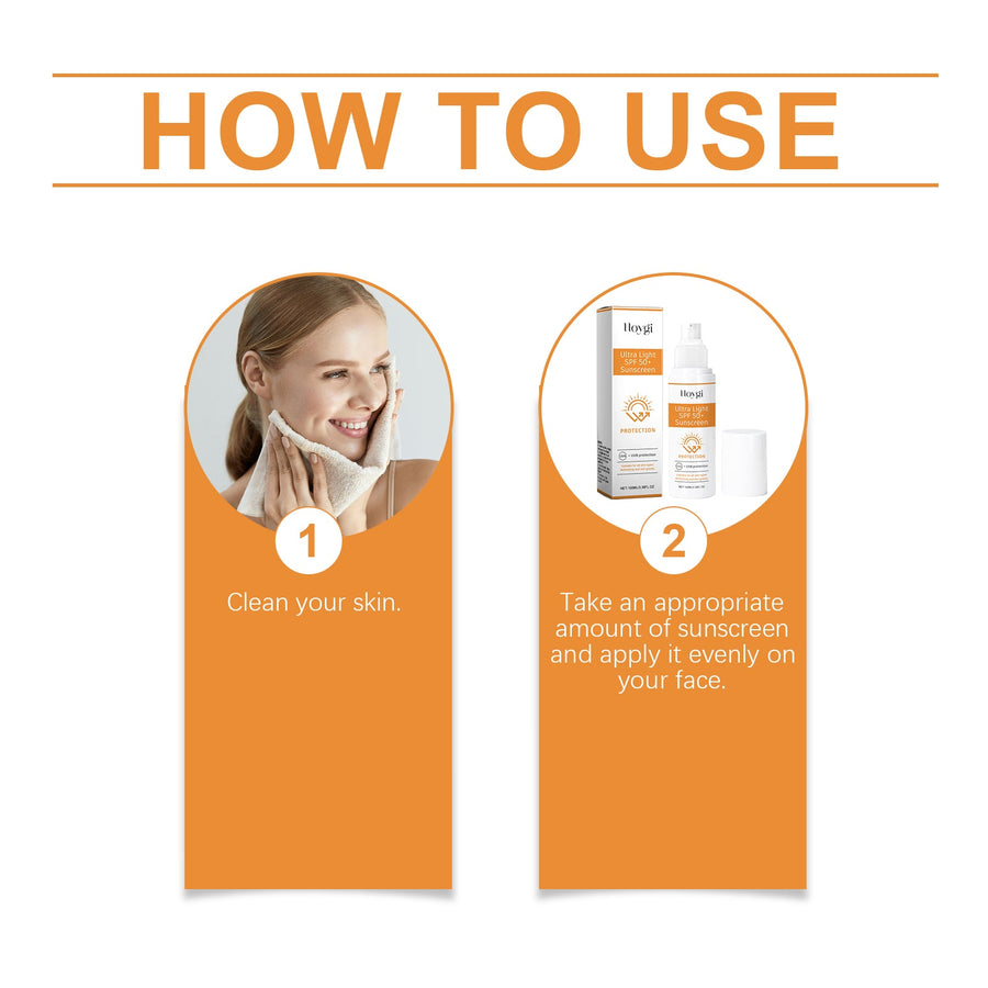 Foam SPF 50+ Face Sunscreen - Lightweight No White Cast