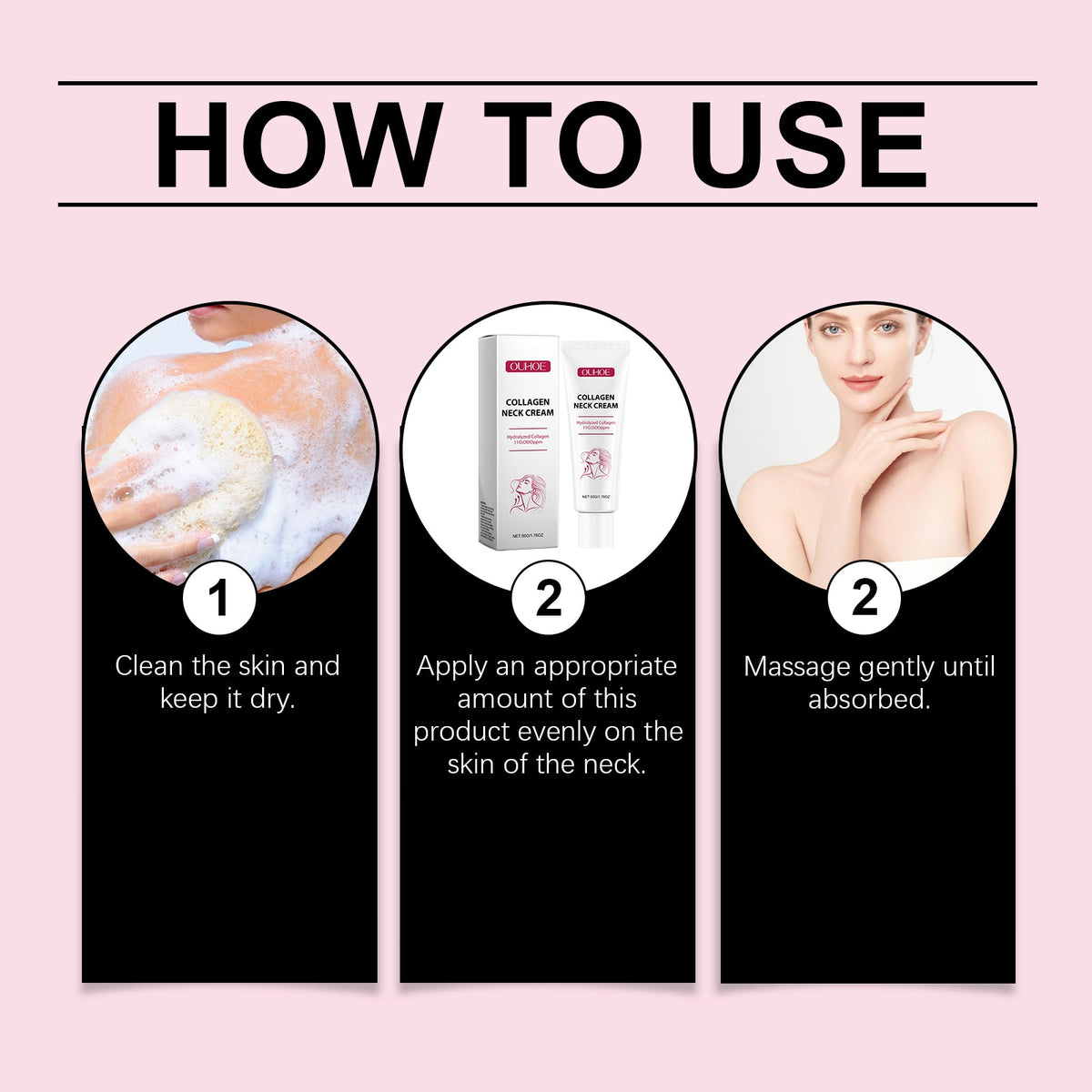 Collagen Neck Cream For Firming Sagging Neck Skin