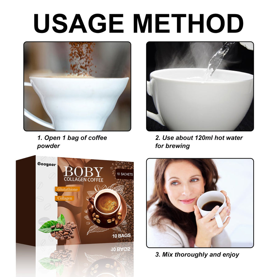 Collagen Coffee with Glutathione — Firmer Skin & Body Slimming