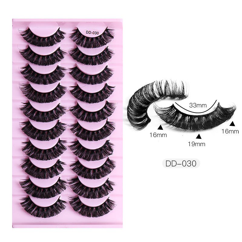 False Eyelashes: 10-Pair Dramatic Multi-Style Set