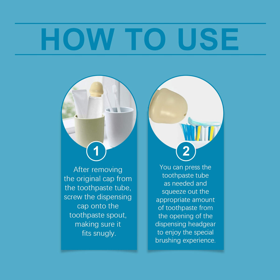 Fun Character-Shaped Toothpaste Cap — Mess-Free Portion