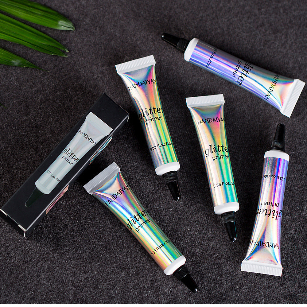 Glitter Makeup Primer for Long-Lasting Eyeshadow Color