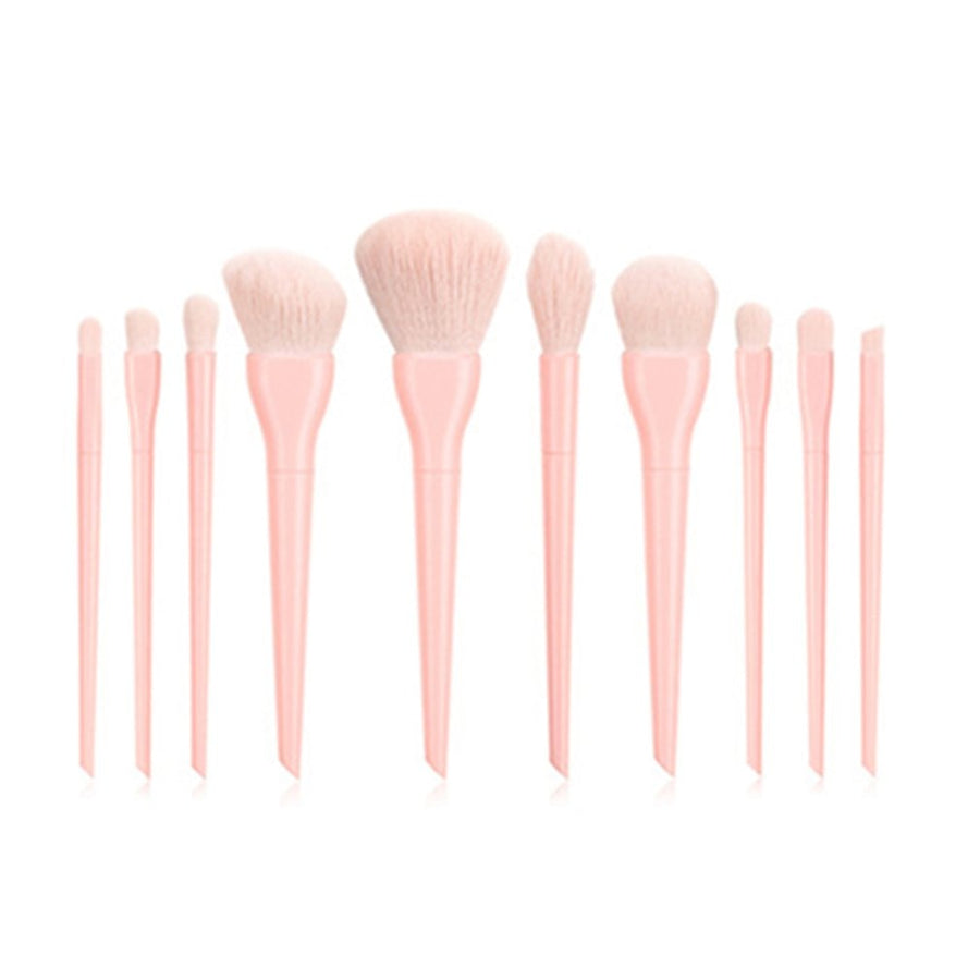 10-Piece Luxury Makeup Brush Set – Flawless Application