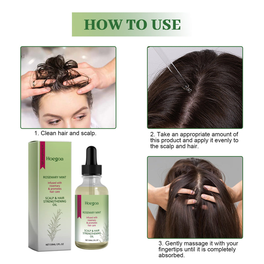 Rosemary Scalp Oil for Stronger, Fuller-Looking Hair