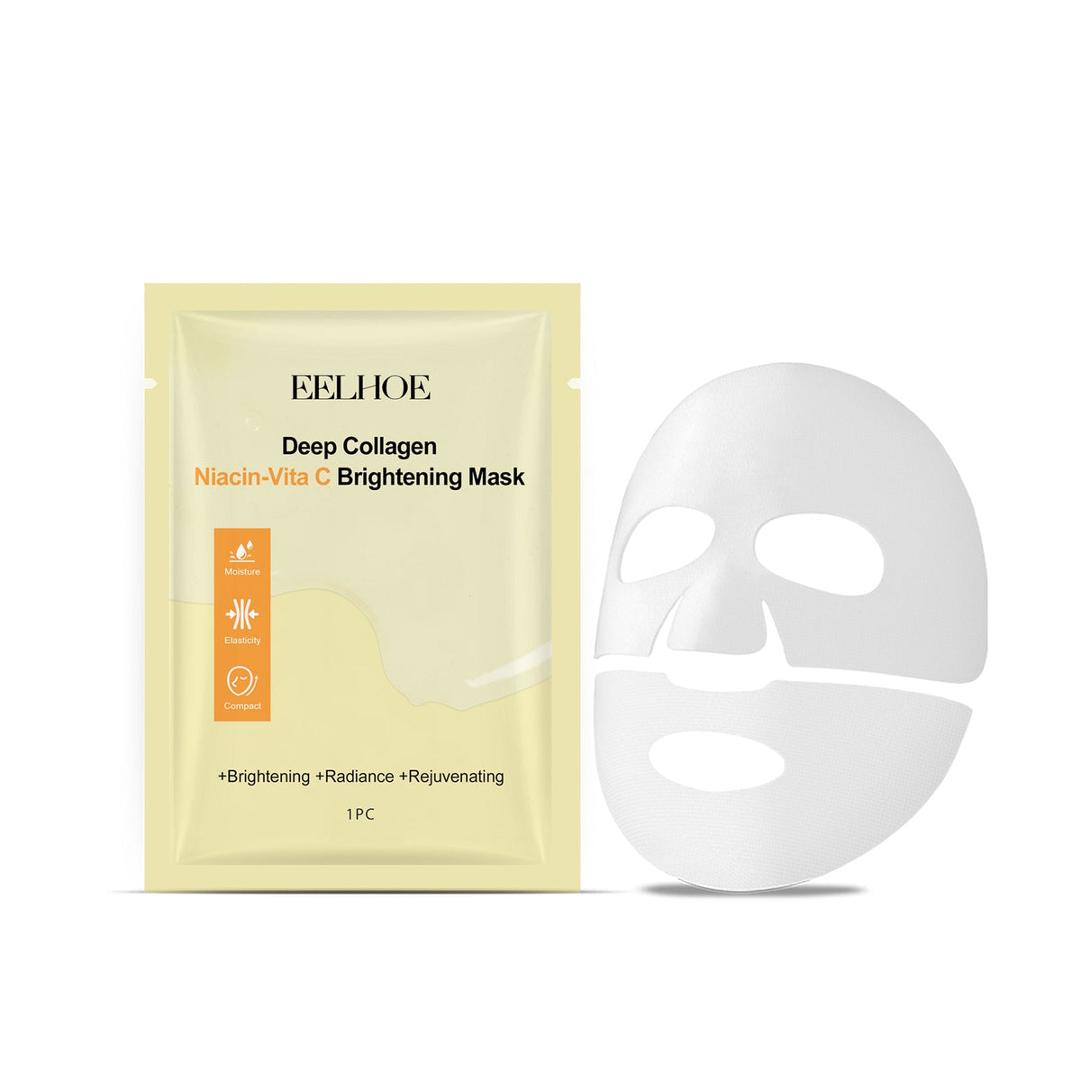 Collagen & Vitamin C Face Mask – Instant Brightening