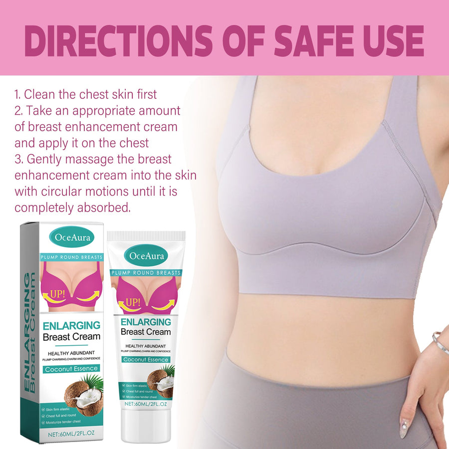 Coconut Firming Cream for Chest Skin Elasticity & Tone
