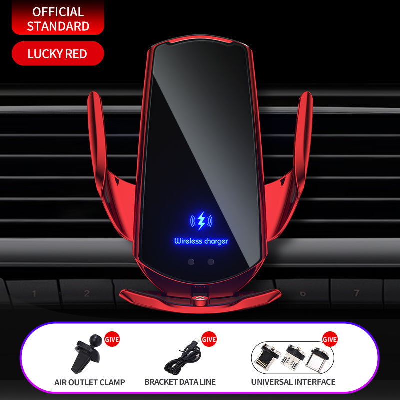 15W Auto-Clamp Wireless Car Charger Phone Mount