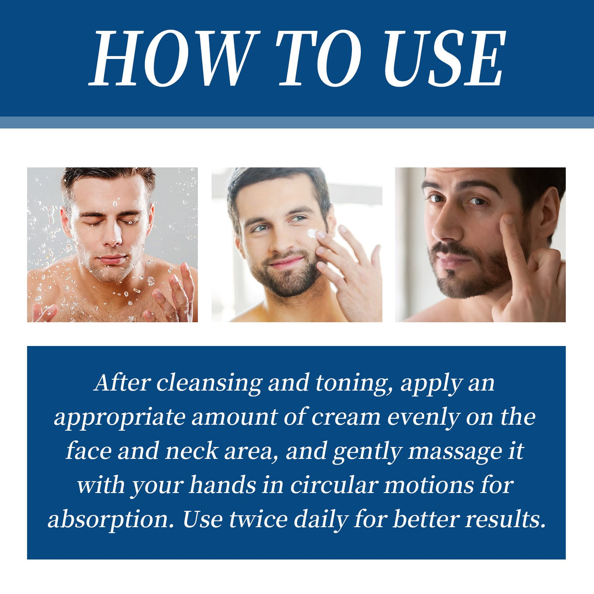 Men's Collagen Wrinkle Cream for Firmer-Looking Skin
