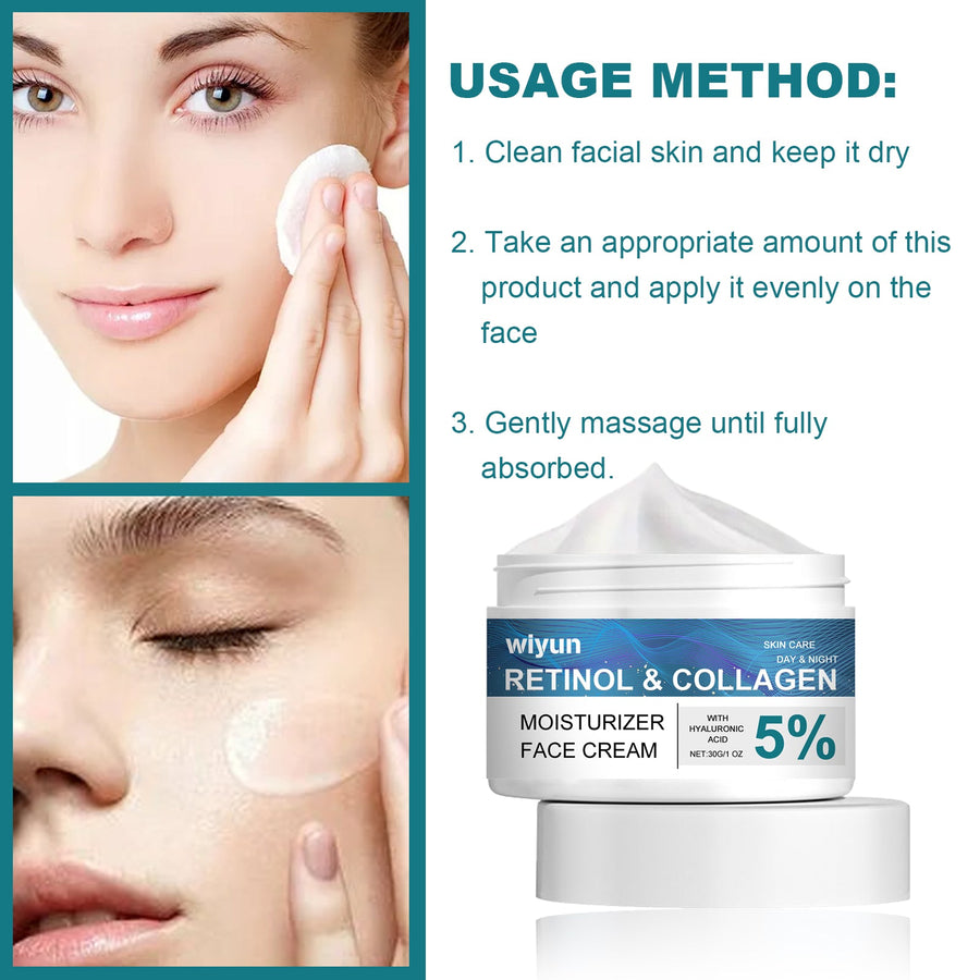Retinol Collagen Cream With 5% Hyaluronic Acid Firming
