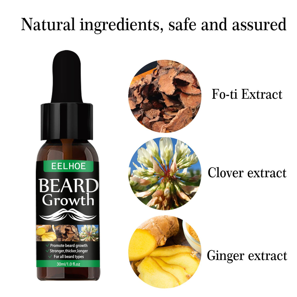 Beard Growth Oil – Fuller, Thicker Facial Hair in Weeks