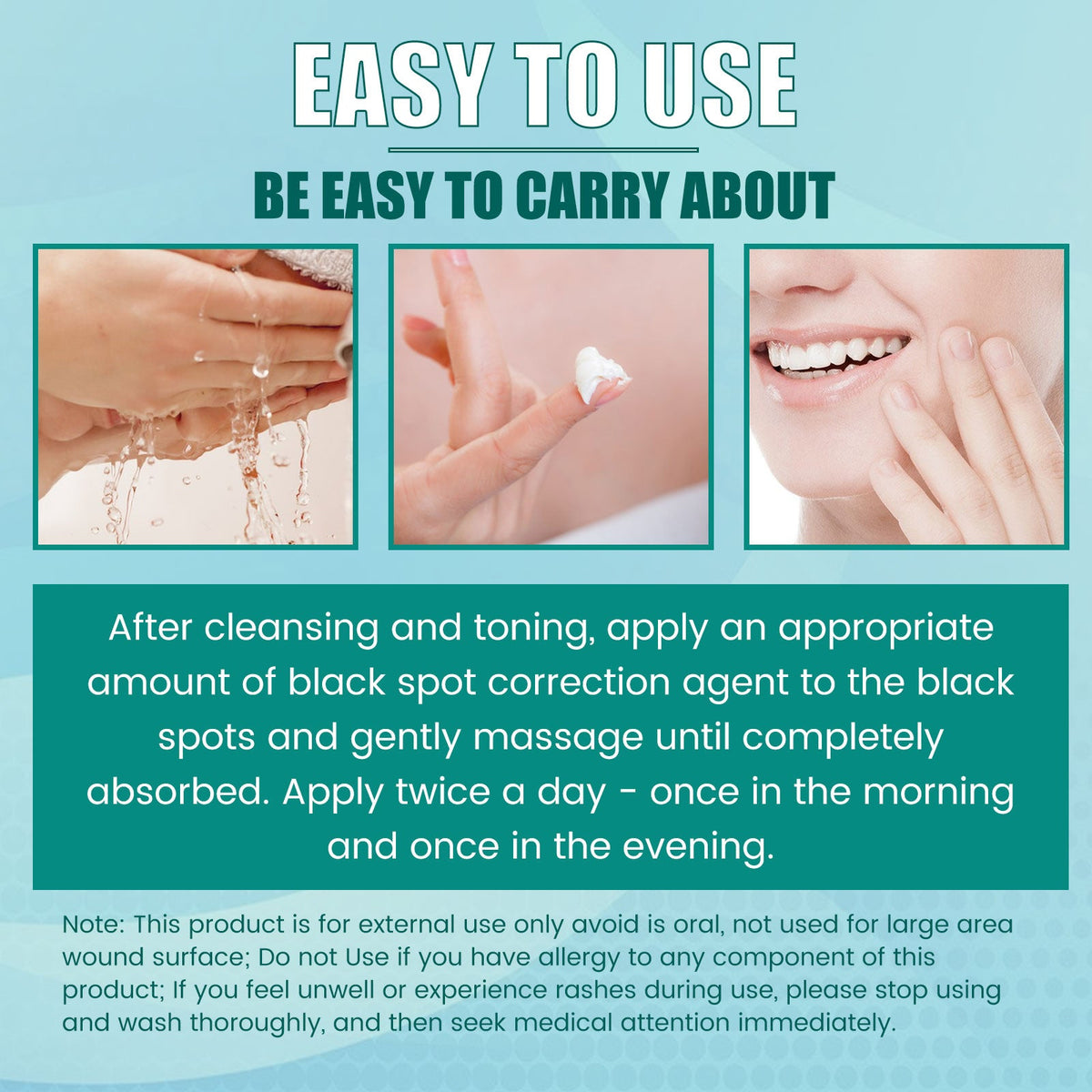 Dark Spot Cream for Face - Fades Freckles & Brightens
