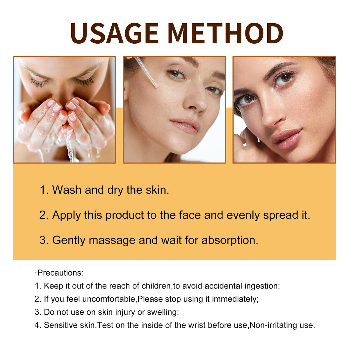 Face Self-Tanning Drops for Natural Streak-Free Golden Glow