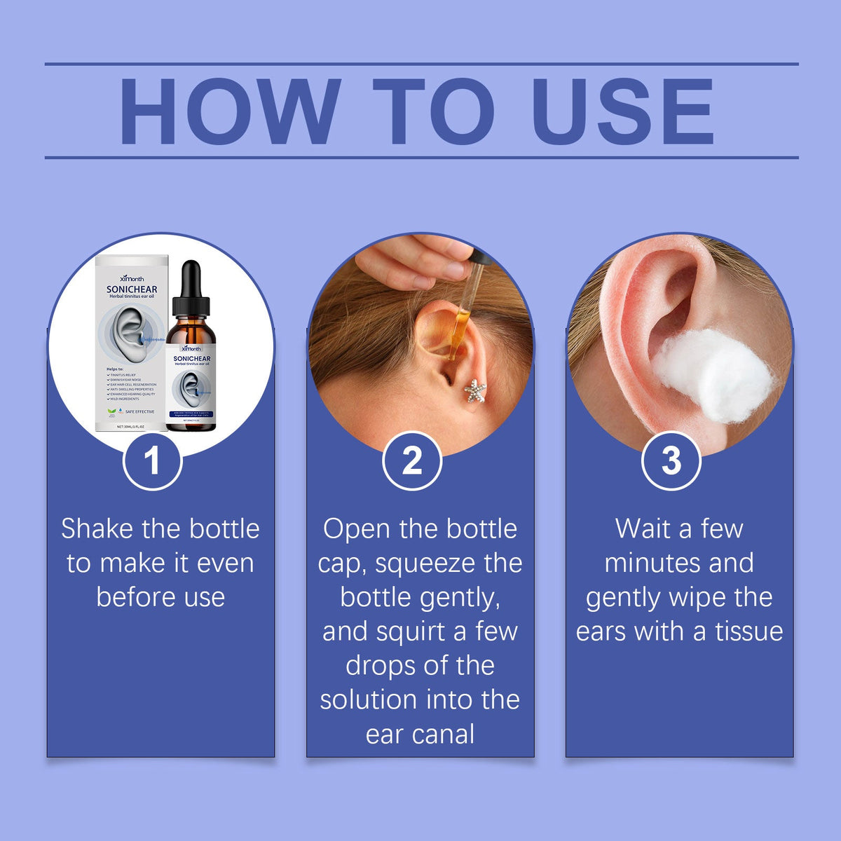 Herbal Ear Oil for Daily Ear Comfort & Wax Softening