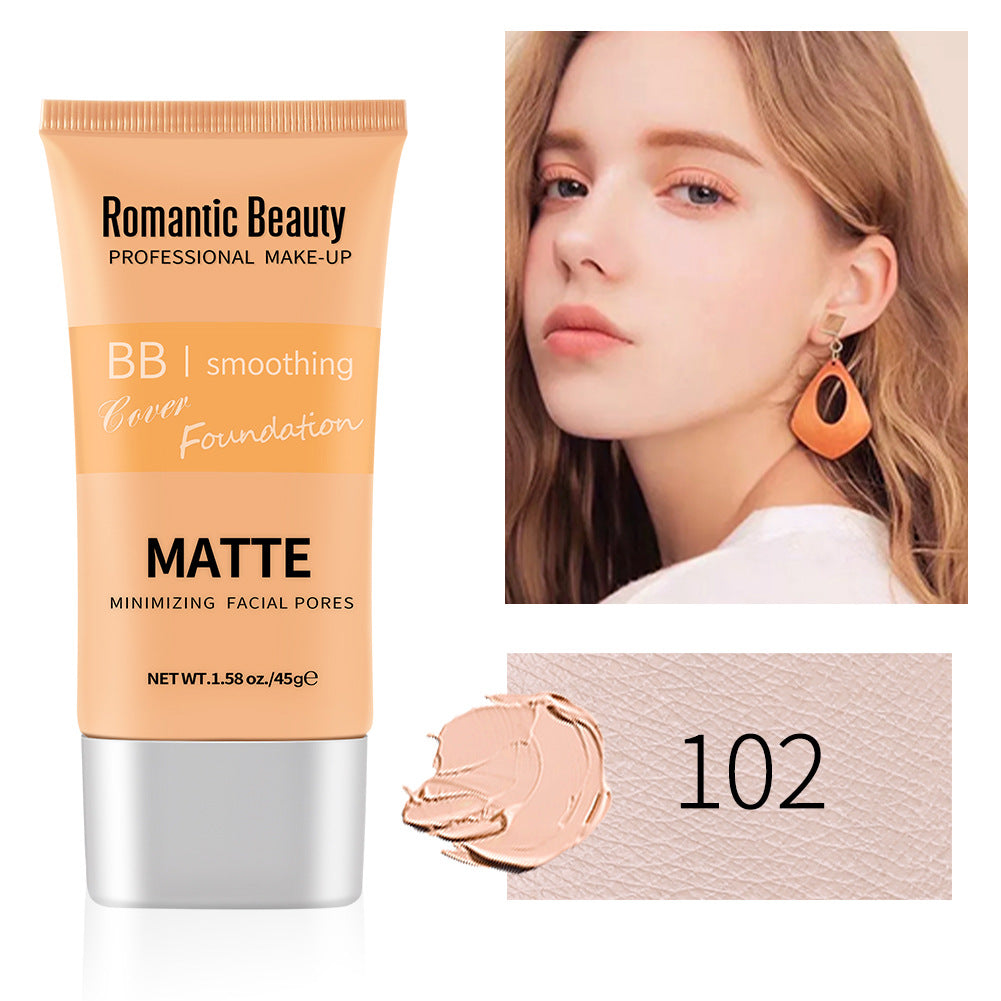 Matte BB Foundation for Pore-Blurring, Even Coverage