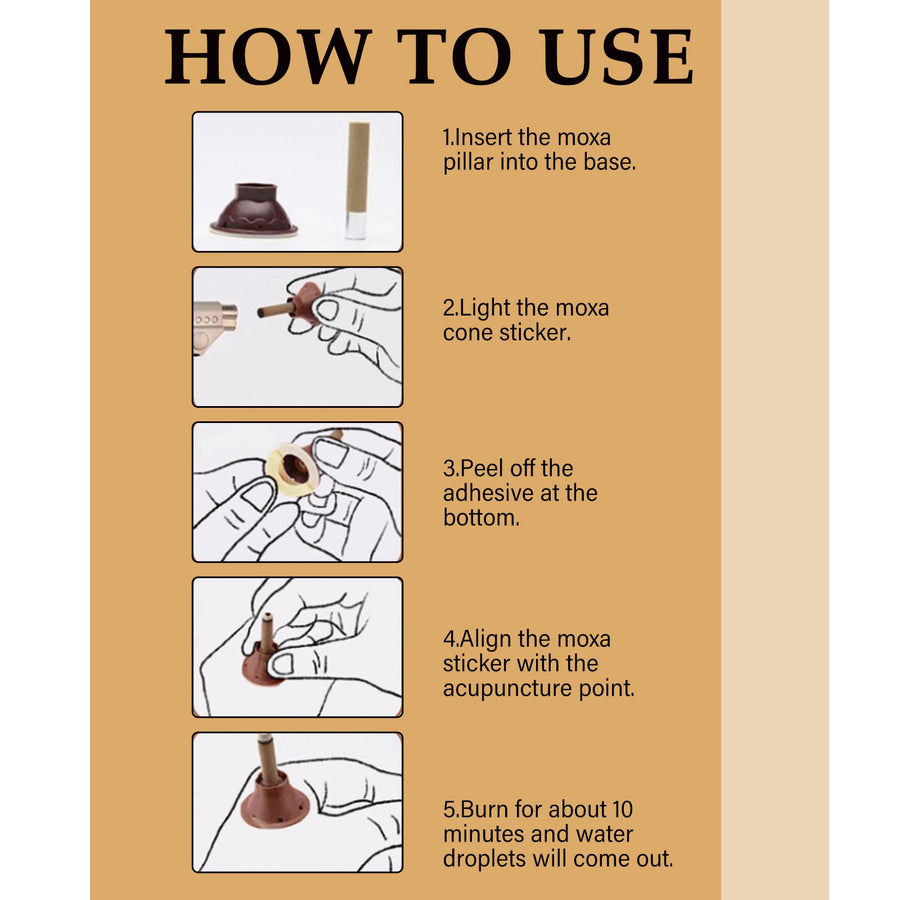 Mugwort Moxibustion Belly Firming Burning Column Set