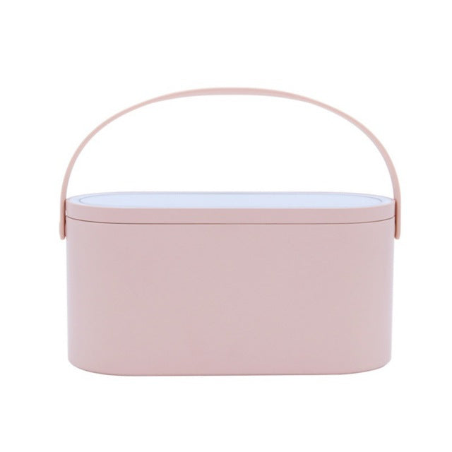 LED Makeup Mirror Case — Perfect Lighting & Storage On the Go