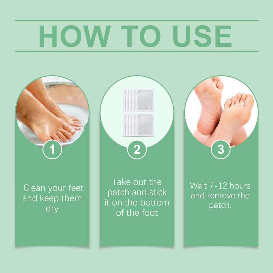 Herbal Foot Patches for Overnight Fatigue Relief