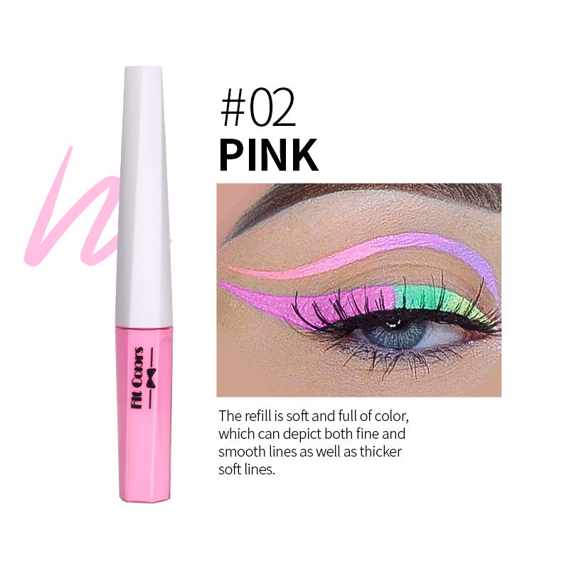 Fluorescent Graphic Eyeliner Set — 8 Neon Colors