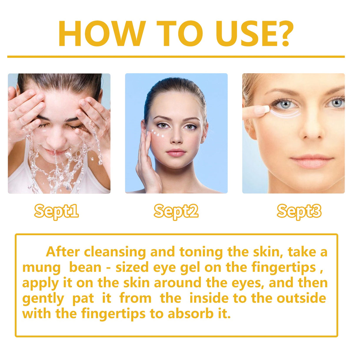 Vitamin E Eye Cream for Dark Circles & Crow's Feet