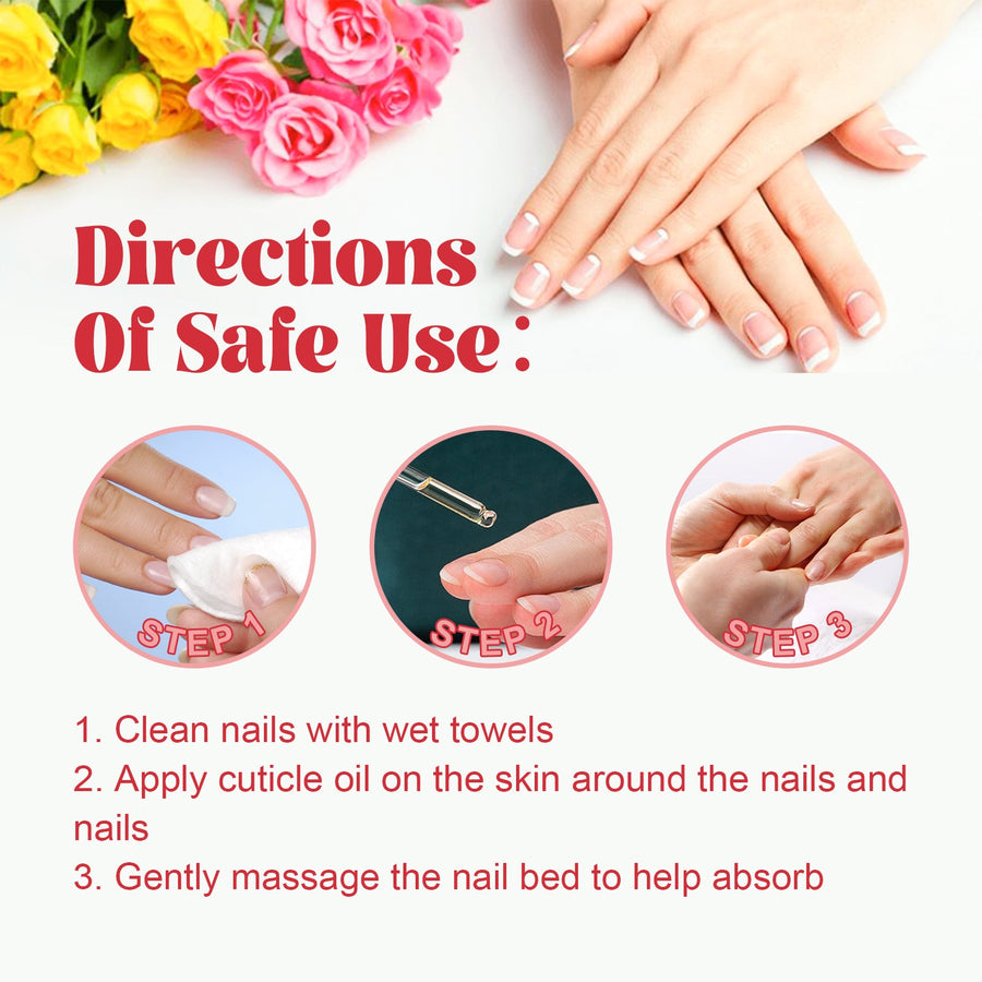 Herbal Cuticle Oil for Brittle, Cracking Nails Repair