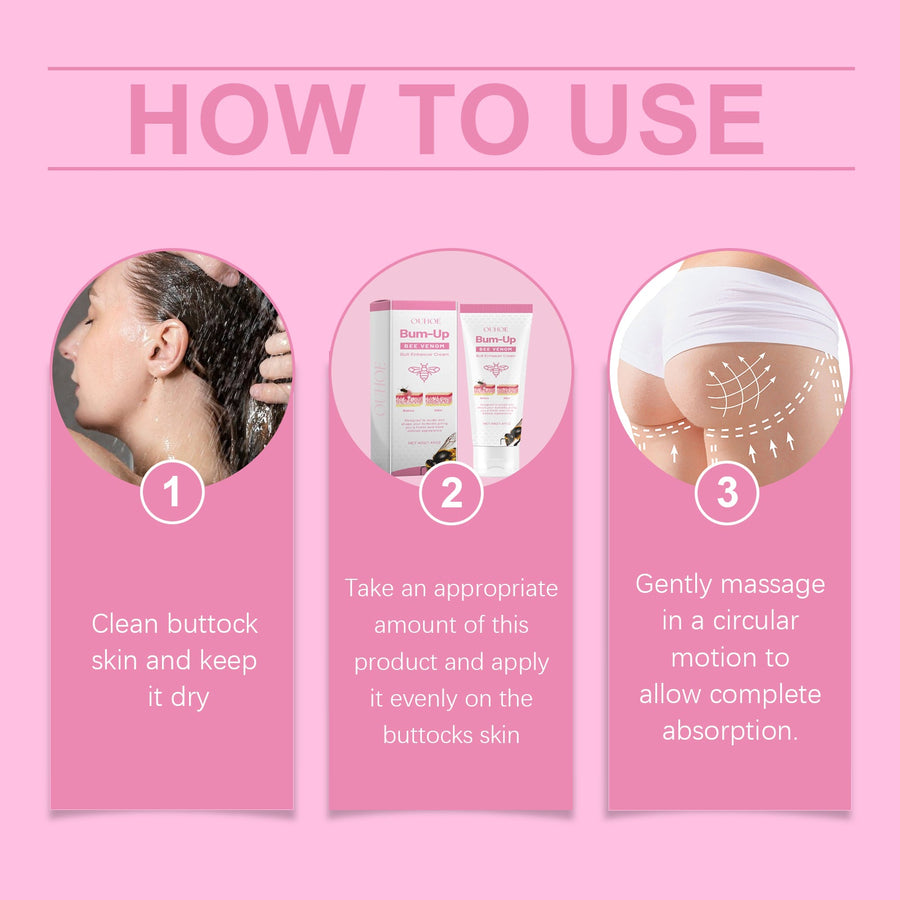 Bee Venom Buttock Firming Cream for Skin Elasticity