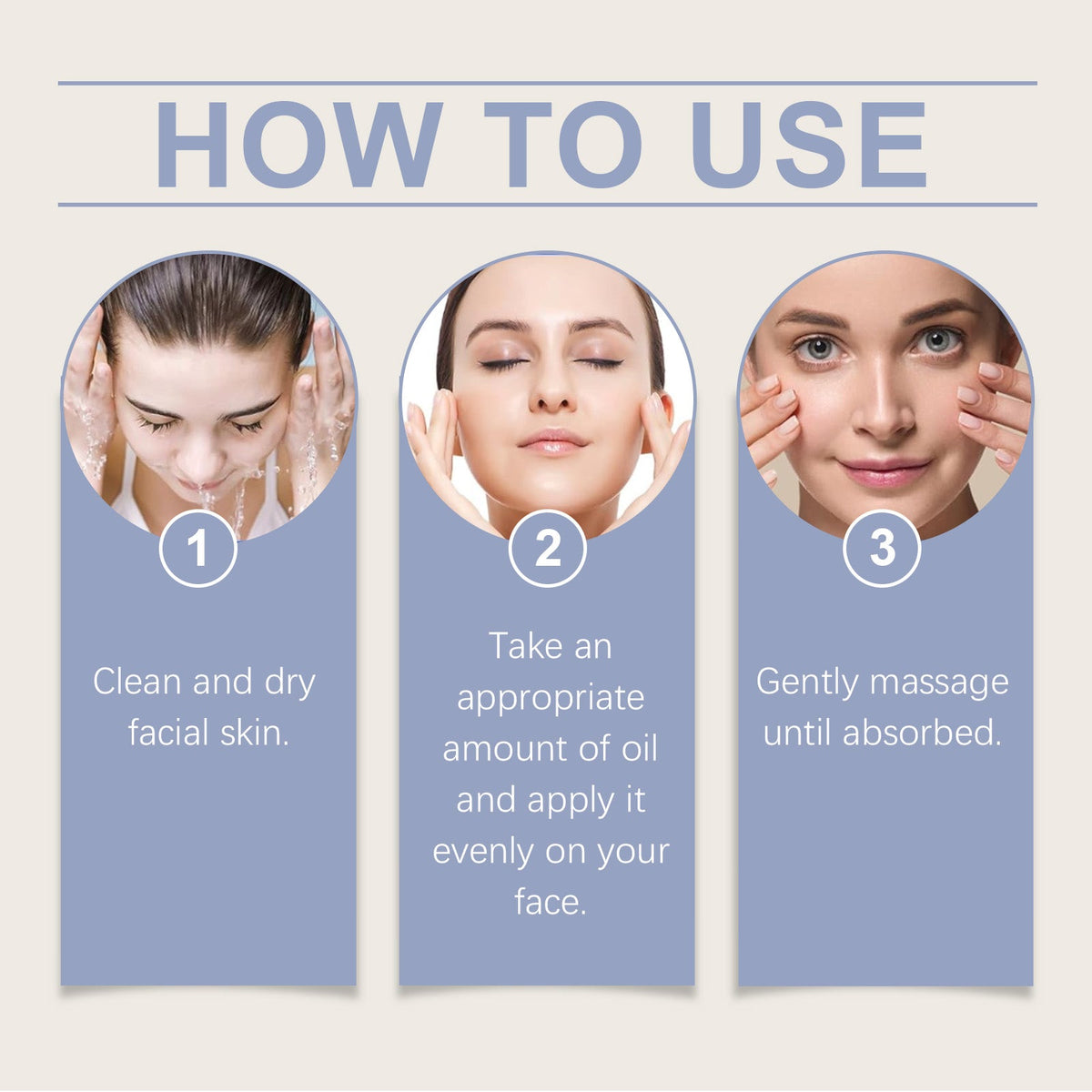 Blue Bell Facial Soothing Oil for Dry, Sensitive Skin