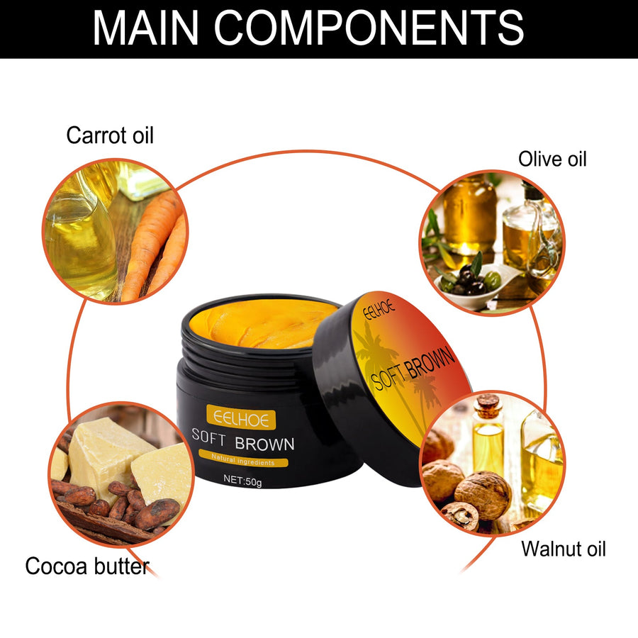 Aloe Vera Self-Tanning Cream for Natural Sun-Kissed Glow