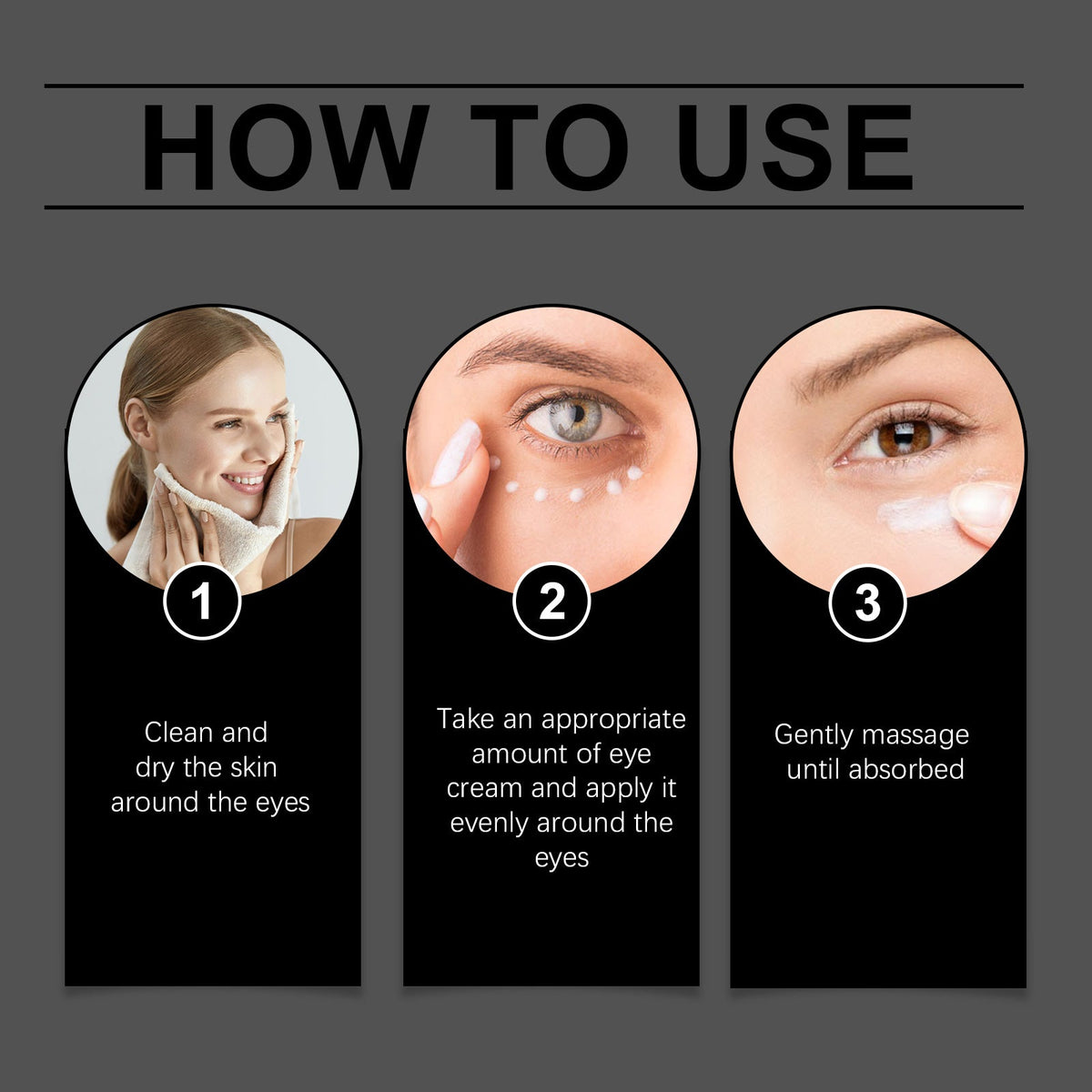 Triple Rollerball Eye Cream for Dark Circles & Puffiness