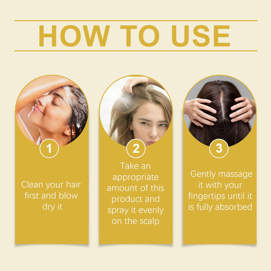 Ginger Scalp Serum Spray for Fuller-Looking Hair Care