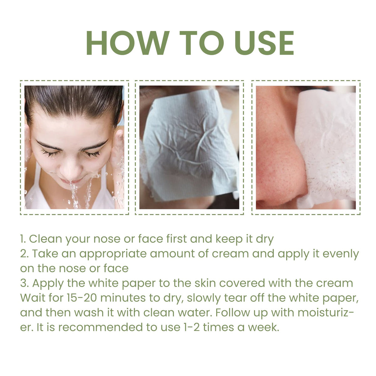 Peel-Off Blackhead Mask With Green Tea for Clear Pores