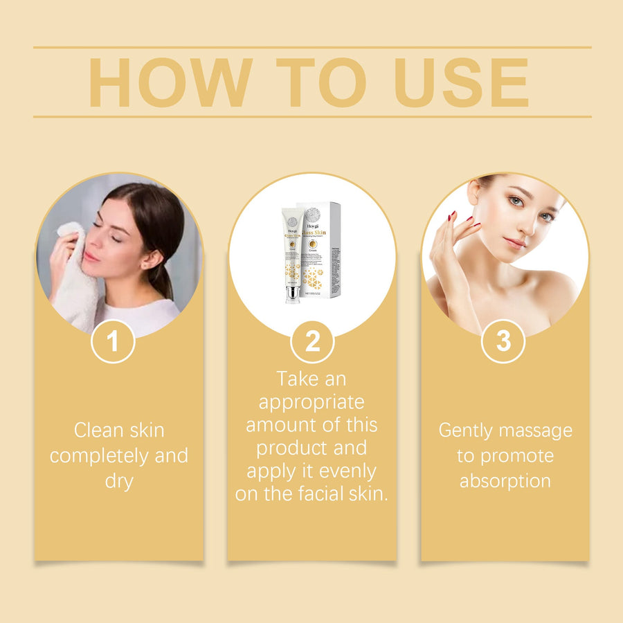 Nano Gold Brightening Cream for Luminous Glass Skin