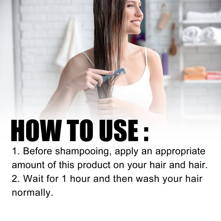 Hair Oil for Dry Frizzy Hair, Smoother Easier Combing
