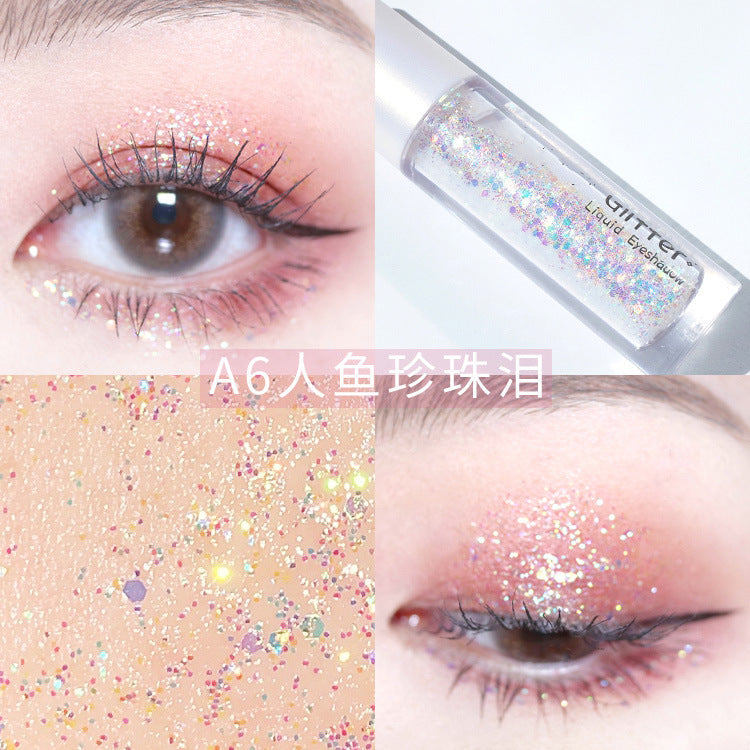 Liquid Glitter Eyeshadow for Instant Starry Eye Looks