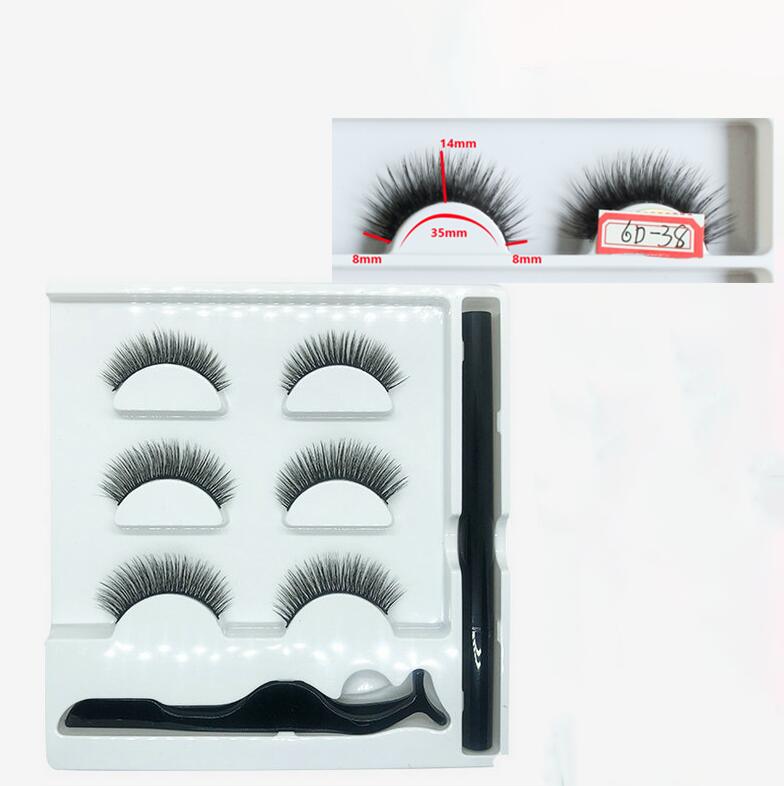 Glue-Free False Eyelashes With Magic Eyeliner Set
