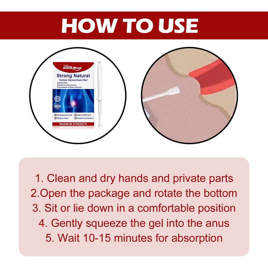 Herbal Hemorrhoid Cream - Fast Natural Relief from Itching & Pain
