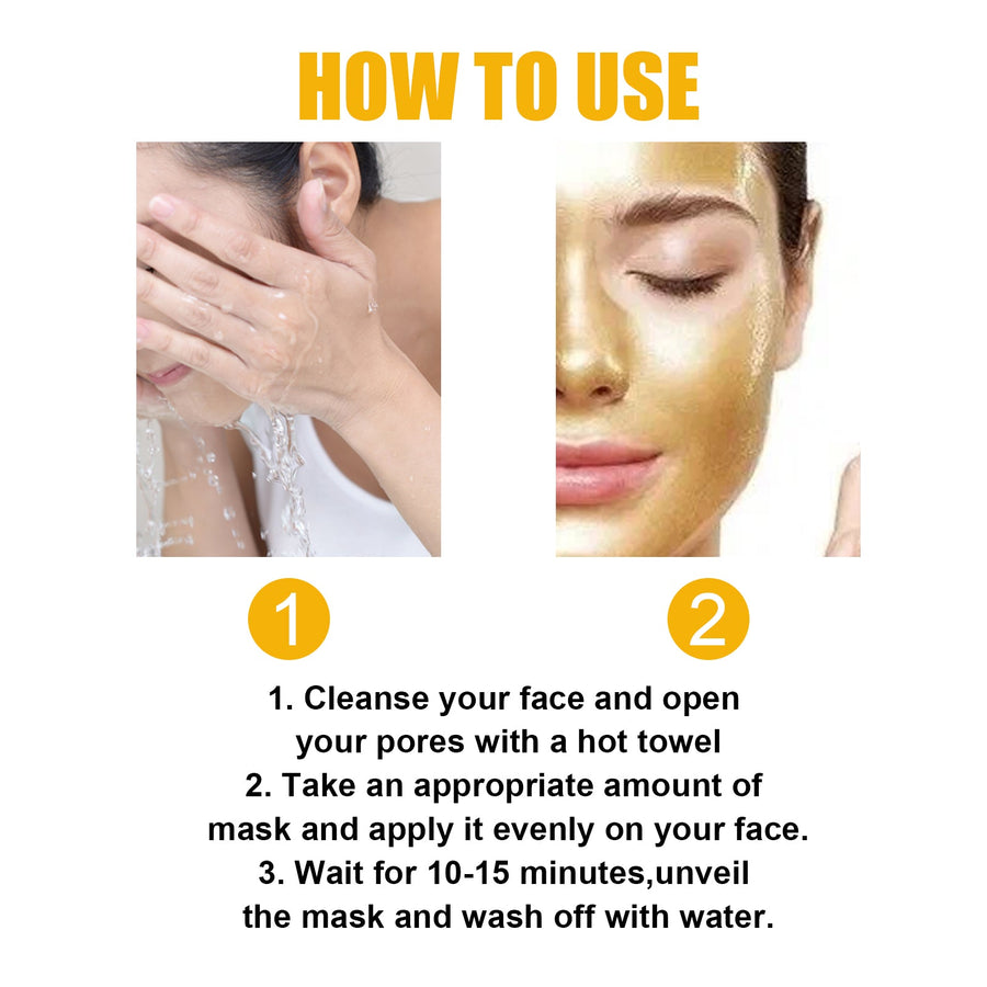 Golden Peel Off Mask for Blackhead Removal & Pores