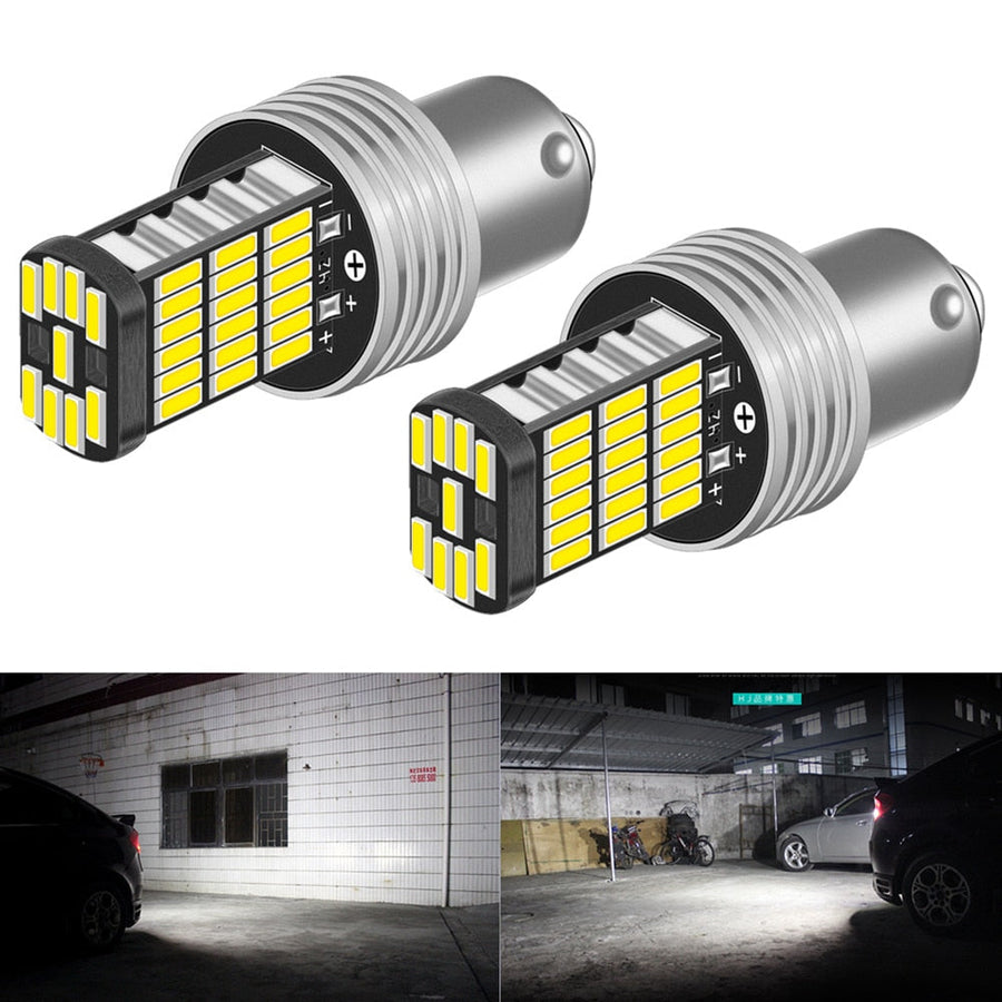 P21W 1156 BA15S LED Bulbs — 50,000‑Hr Error‑Free Brilliance