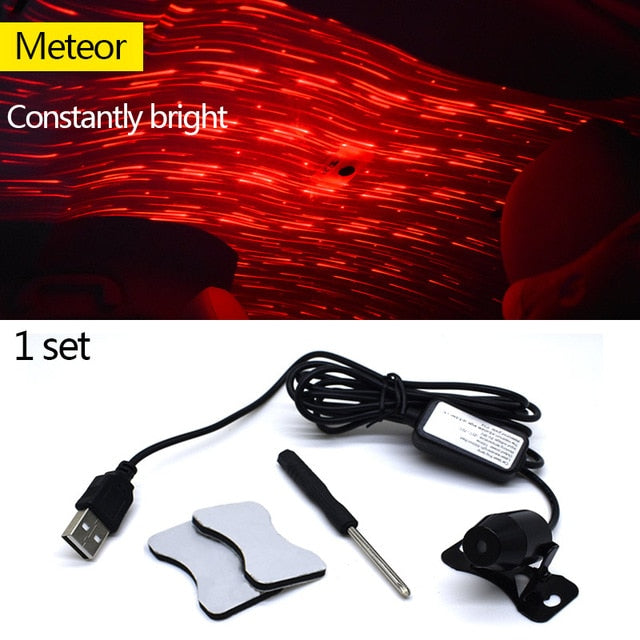 Car Light Projector: Voice‑Activated Starry Sky & RGB Laser
