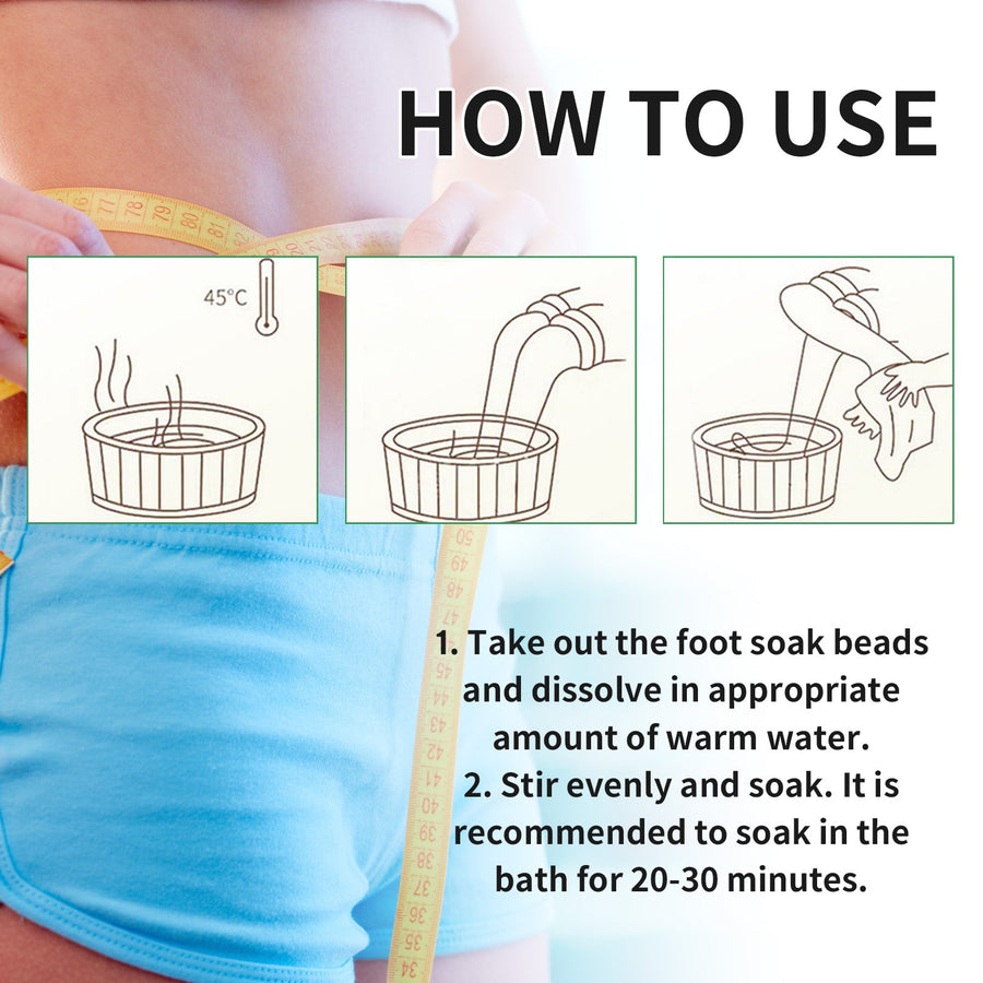 Foot Soak Foam Sachets for Tired, Achy Feet Relief