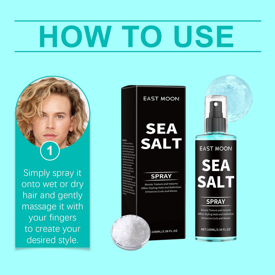 Sea Salt Curling Spray for Textured Volume and Hold