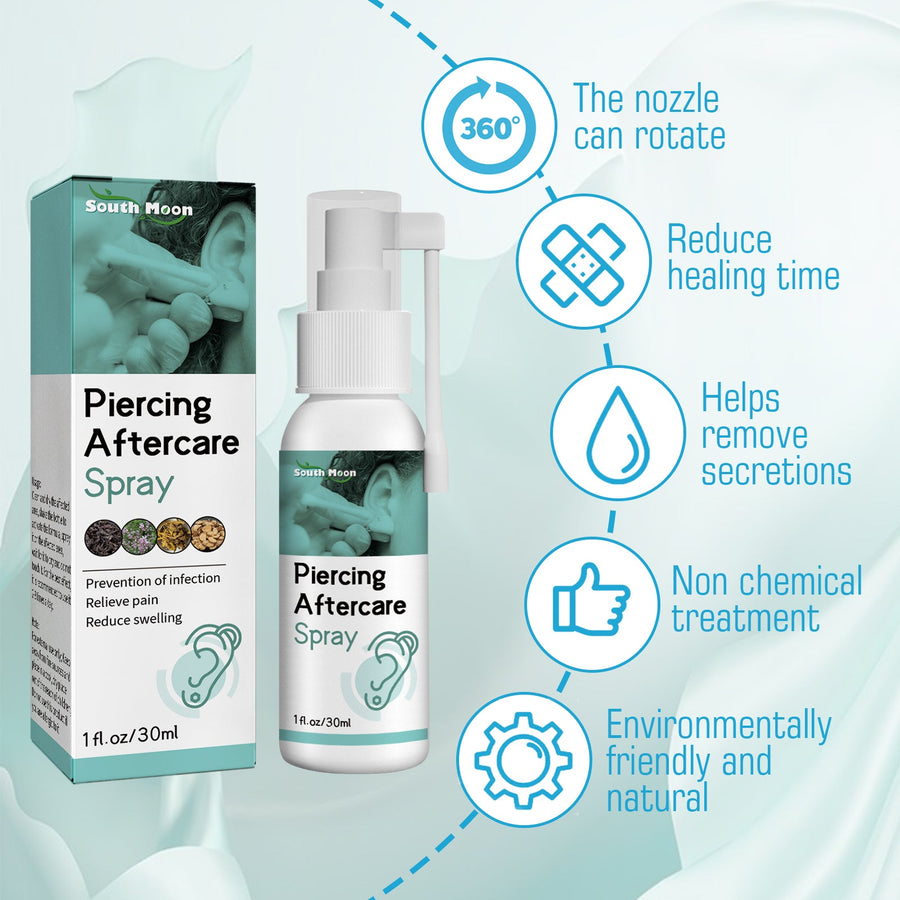 Piercing Aftercare Spray — Prevent Infection & Soothe Pain