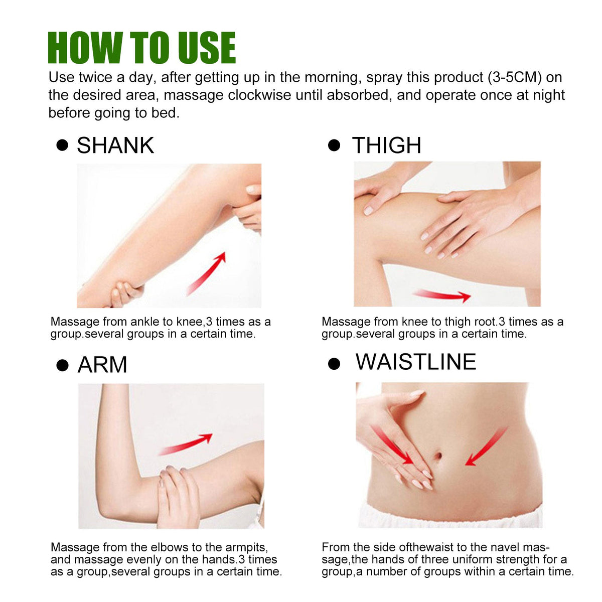 Body Firming Spray for Loose Skin & Cellulite Tone