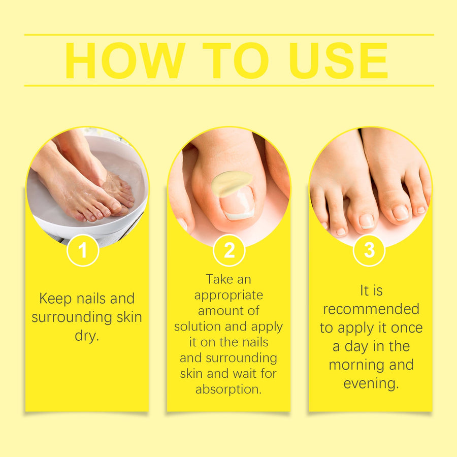 Herbal Nail Repair Solution for Thick Discolored Nails