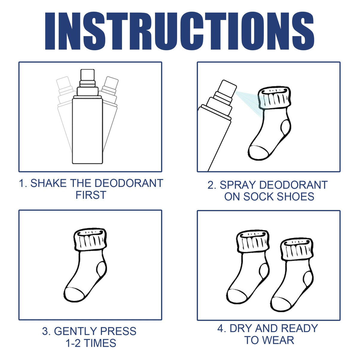 Shoe Deodorant Spray — 24-Hour Natural Odor Eliminator