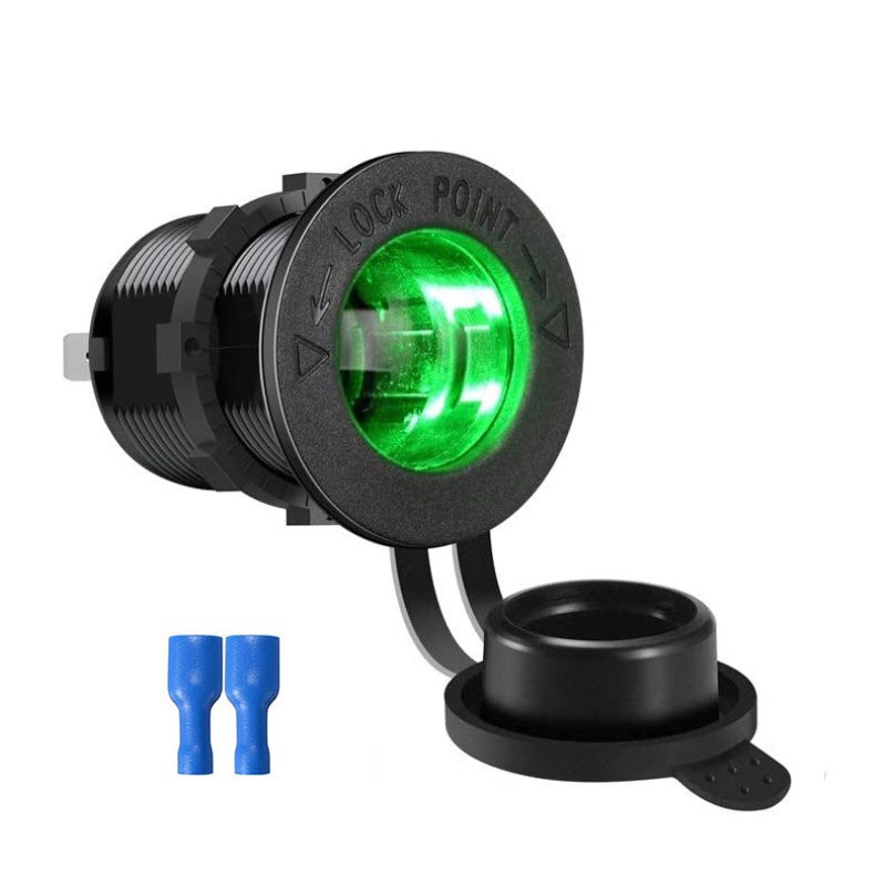 Cigarette Lighter Socket Adapter 12V-24V Waterproof —
