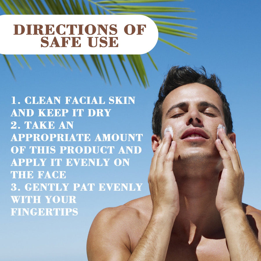 Men's SPF 50 Sunscreen - Lightweight Daily UV Protection