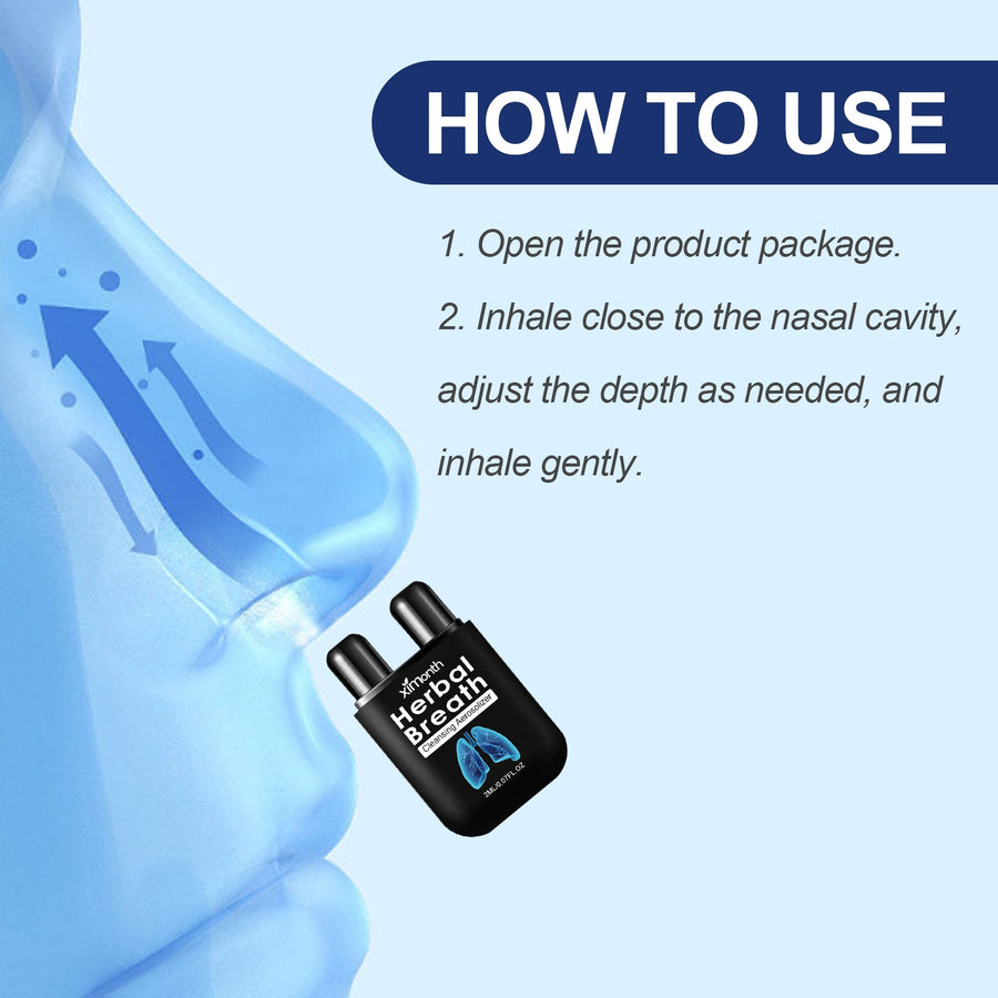Herbal Nasal Inhaler — Clear Congestion & Moisturize Naturally