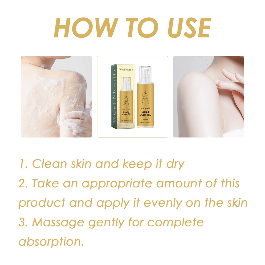 Firming Body Oil for Dry, Peeling Skin Relief