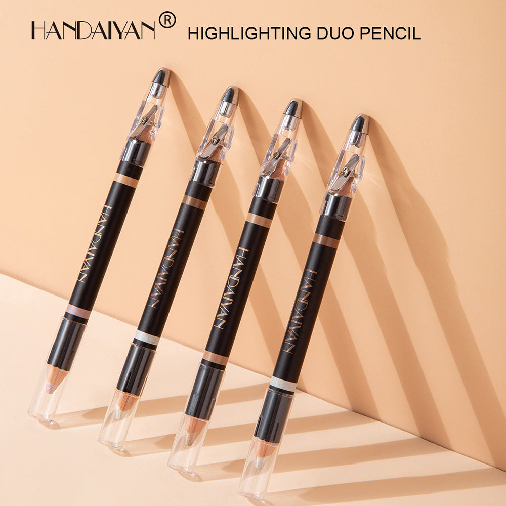 Dual-Ended Eyebrow Pencil & Brow Bone Highlighter