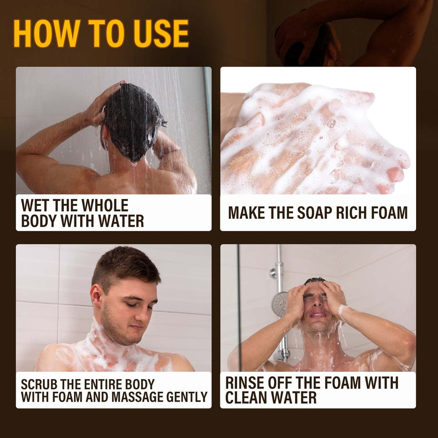 Epimedium Essence Soap for Men Deep Cleansing Bar